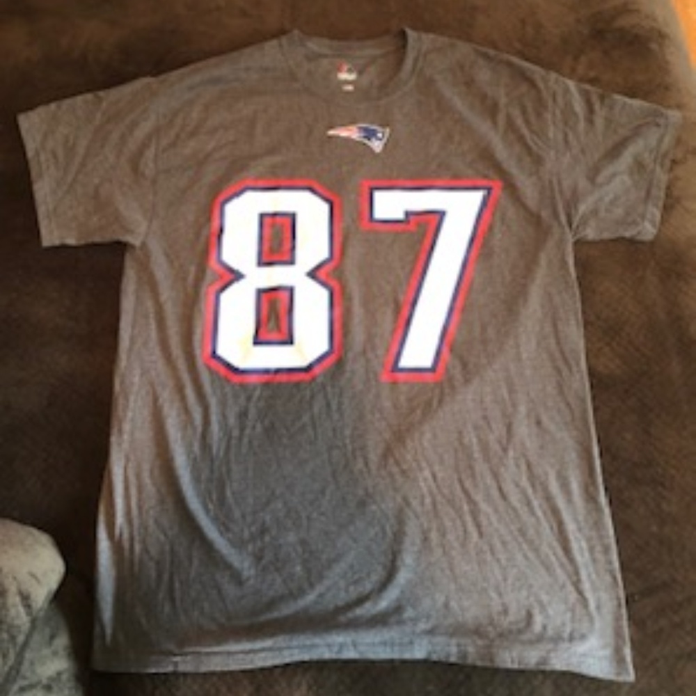 New England Patriots Gronkowski #87 T-Shirt